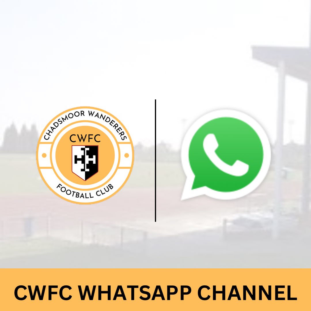 ChadsmoorW's tweet photo. The official WhatsApp channel for CWFC. https://t.co/cT3aqa1Cjp https://t.co/GqBPajHR37