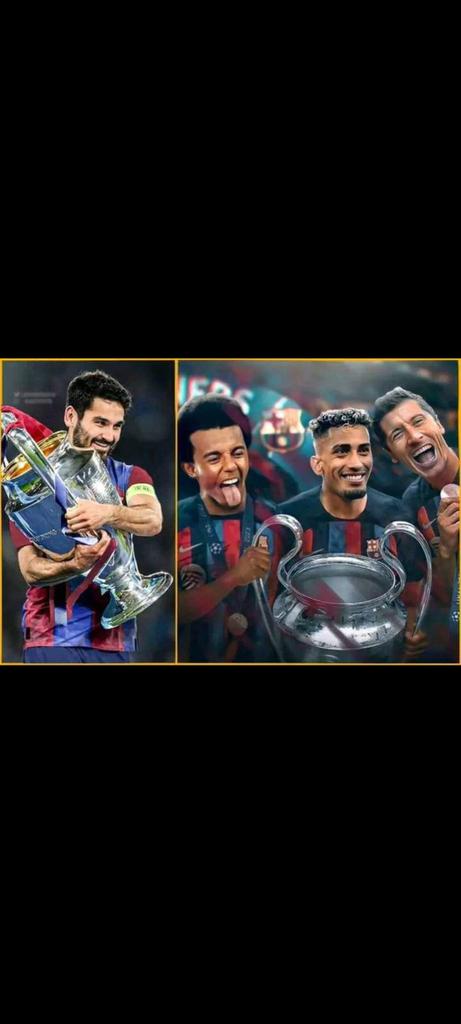 إن كان هناك فريق قادر ع المستحيل
فهو برشلونة
إن كان هناك فريق قادر ع قلب الطاولة
فهو برشلونة
إن كان هناك فريق قادر ع قلب التوقعات
فهو برشلونة

التاريخ يشهد لنا بذلك. فاموس Barca
احزن يوم اشوفكم متحمسين لـ انديتكم في ليالي الابطال و انتوا تدرون اخر شي ان البطل برشلونة ♥♥✌🏻
