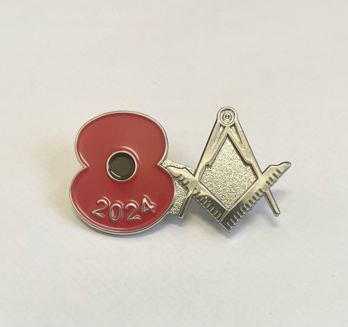 Remembrance Poppy Pin Pre-Order🌹 The Shop at @FreemasonsHall has partnered with @PoppyLegion to design a pin underscoring the links between Freemasonry and the Armed Forces🎖️🤝 100% of the profits will help support ex-service members ♥️ ⏩🔗bit.ly/SquareandCompa…