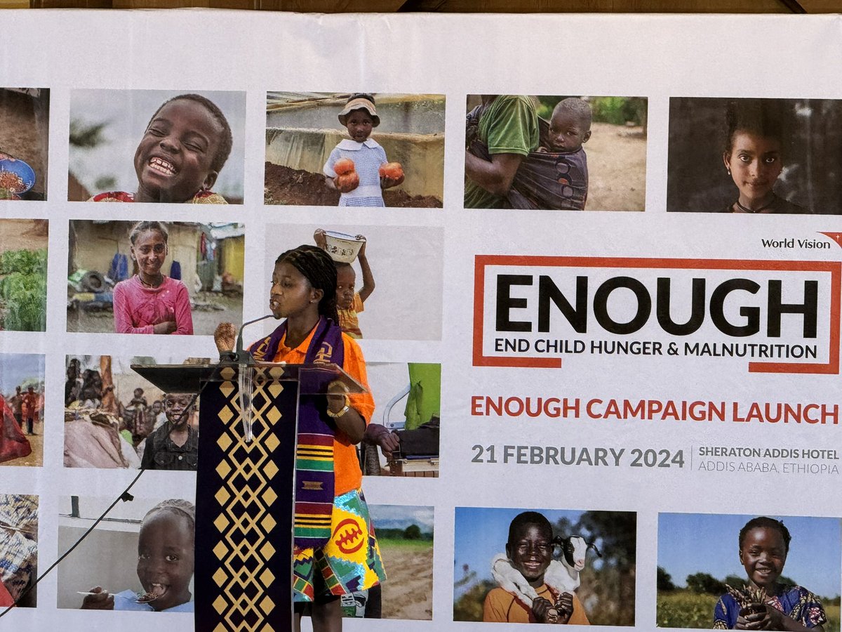 “When we make sure girls have what they need – good food, education, and healthcare – we're not just helping them. We're breaking that cycle of struggle and setting up a brighter future for everyone.” 

👏🏾 Powerful words by Emmanuella (17) from Ghana! 

#ENOUGH #ZeroChildHunger