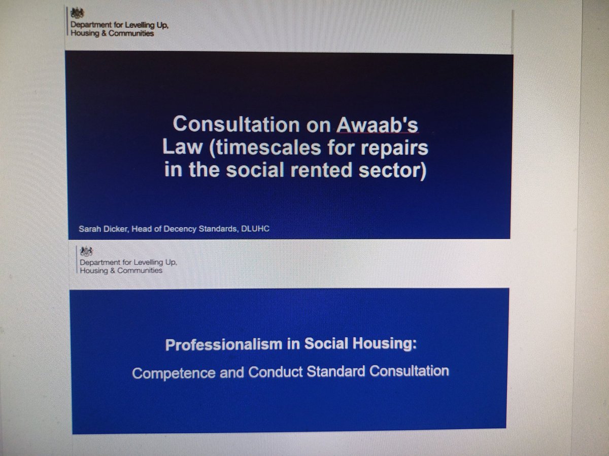 Many thanks to over 40 of our members for their participation in today's session with @luhc officials. Please ensure your views are heard by responding to the consultation.