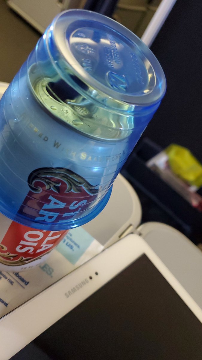 IndianAssassin_'s tweet photo. @jennestrellaa 😎🍻 and it continues on the flight https://t.co/7rKmJOOqNX