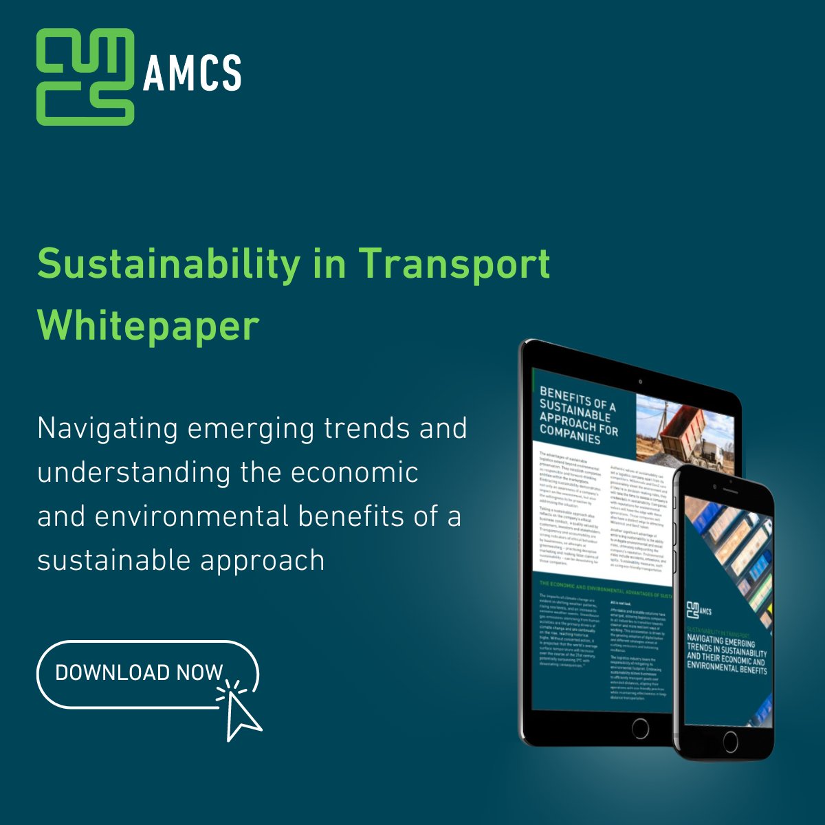 🚚 Drive towards an environmentally-friendly future with our comprehensive whitepaper!

Download here: 🔗 go.amcsgroup.com/l/677963/2024-…

#AMCS #EnvironmentalSolutions #TransportSoftware #SustainableTransport #GreenFuture #TransportationSustainability #Sustainability