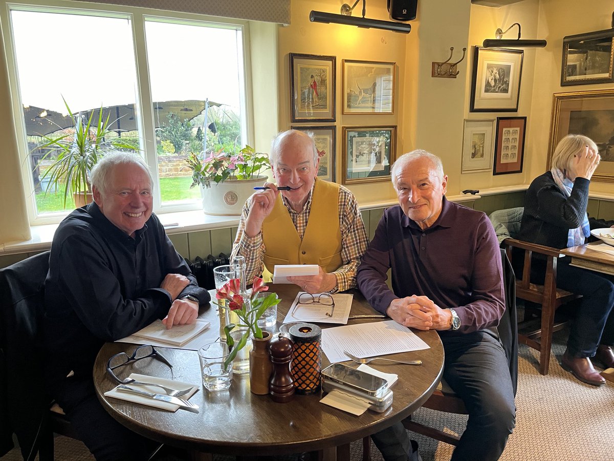 patmurphybbc's tweet image. The best planning meetings are always in the pub! Prepping with ⁦@nickowentv⁩ and ⁦@rosenthal_jim⁩ for our show at Huntingdon Hall a month tonight, March 20th. It’ll be an evening of shameless name-dropping,gossip &amp;amp; insights ⁦&amp;amp; questions welcomed @WorcTheatres⁩