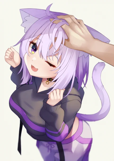 おかゆんガシガシ撫でてみた #絵かゆ 