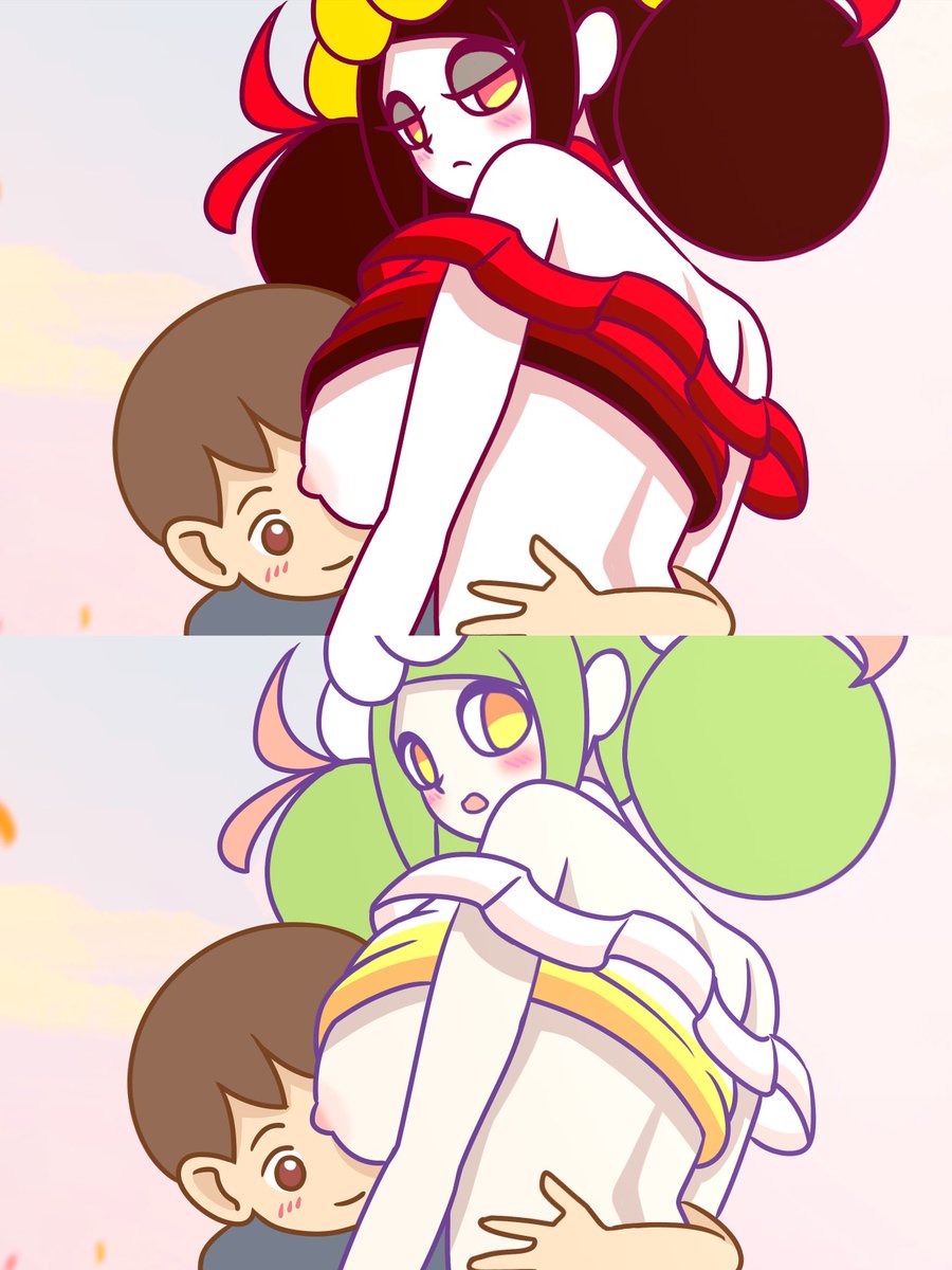 Fanbox更新しました
フロフレをハグしながらペンペン 