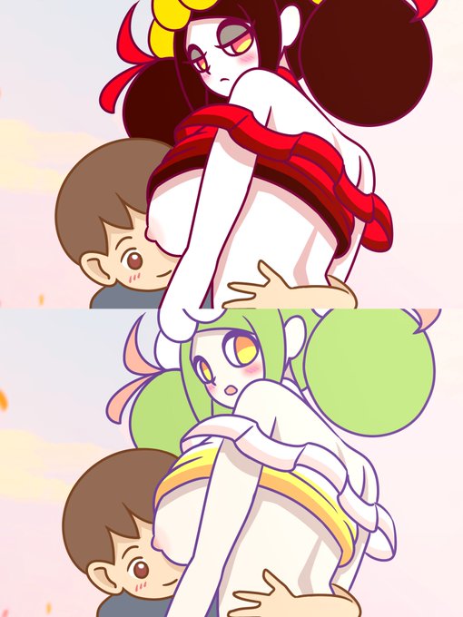 Fanbox更新しました
フロフレをハグしながらペンペン 