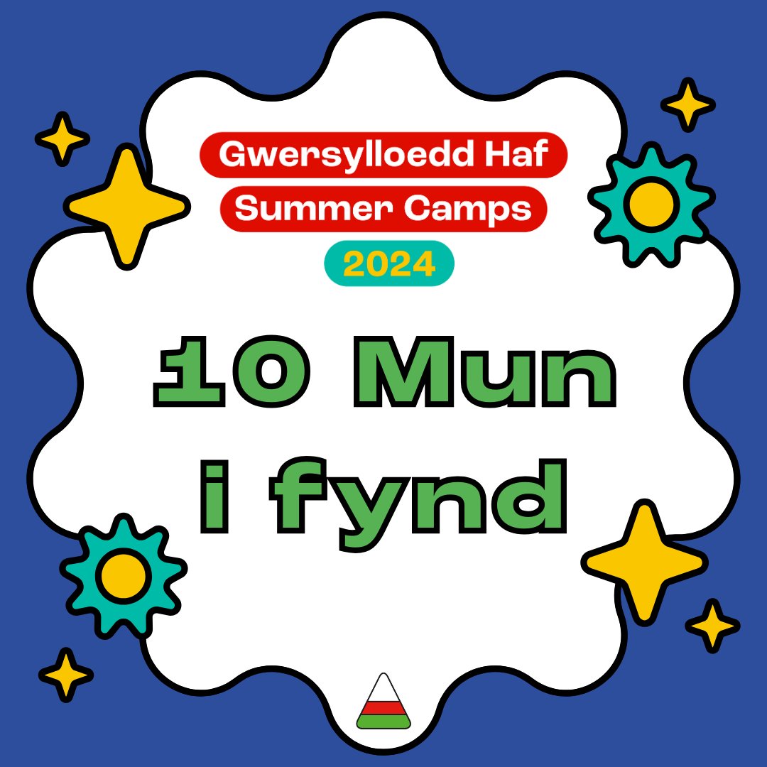 10 munud i fynd! 🤩 10 minutes to go!☀ #gwersylloeddhaf2024 #urddgobaithcymru #glanllyn