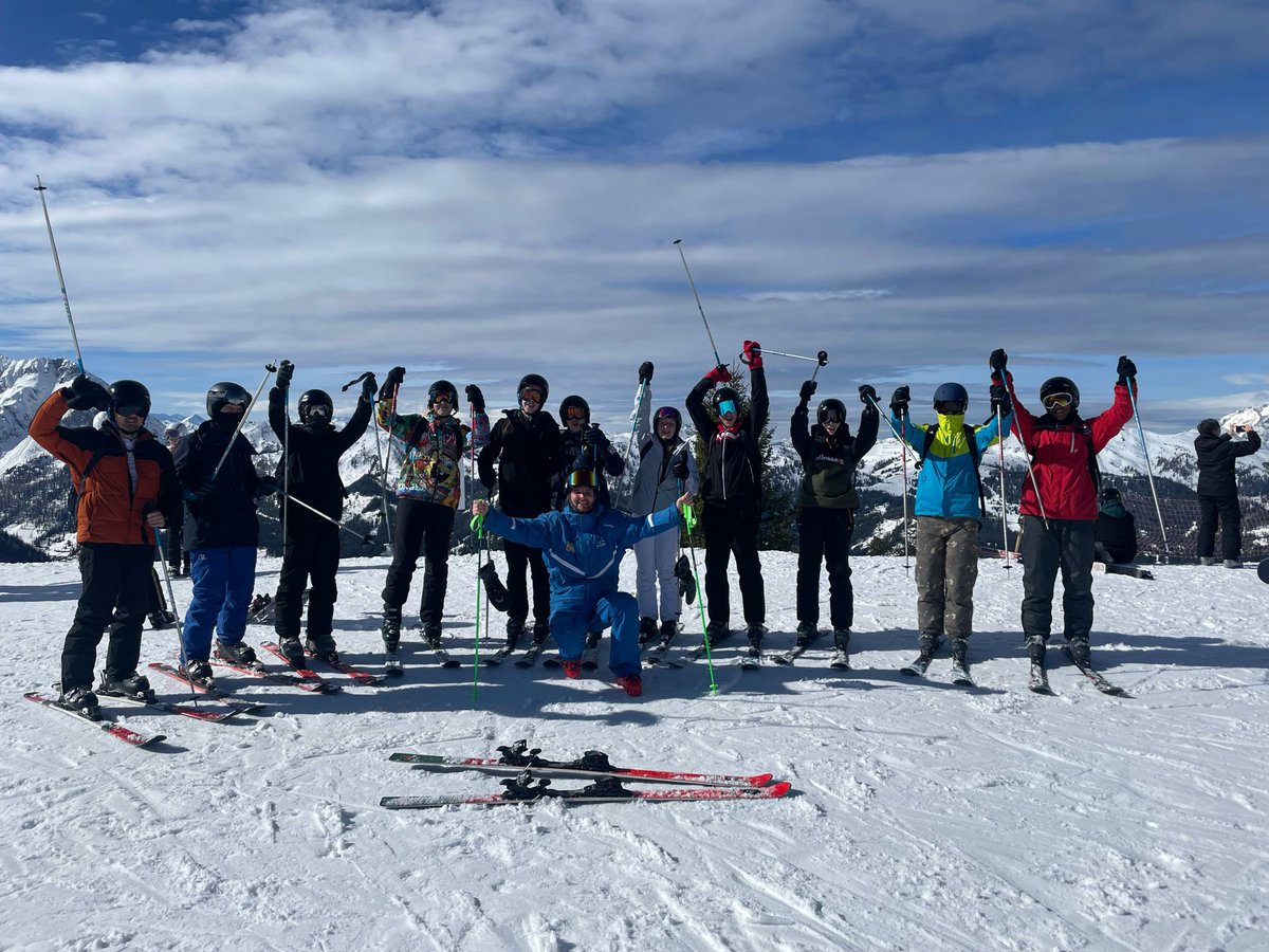 NBS_Herts's tweet photo. NBS Ski 2024 are feeling top of the world on their ski trip to 🇦🇹 Austria. Skiing at an altitude of 2100ft around the @sportswelt #nbsenrichment #nbsski https://t.co/whDWEUKOG1