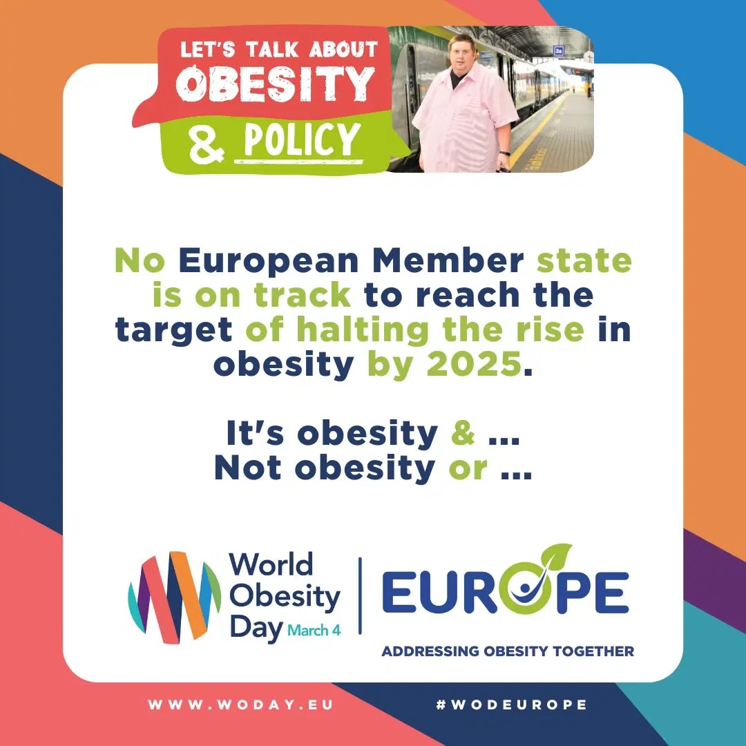 We need to draw attention to the rise in #obesity across Europe and the need for appropriate, evidence-based and respectful prevention and treatment. easo.org/save-the-date-… #WorldObesityDay @ECPObesity @ObesityDayEU @EASOpresident #WODEurope #AddressingObesityTogether