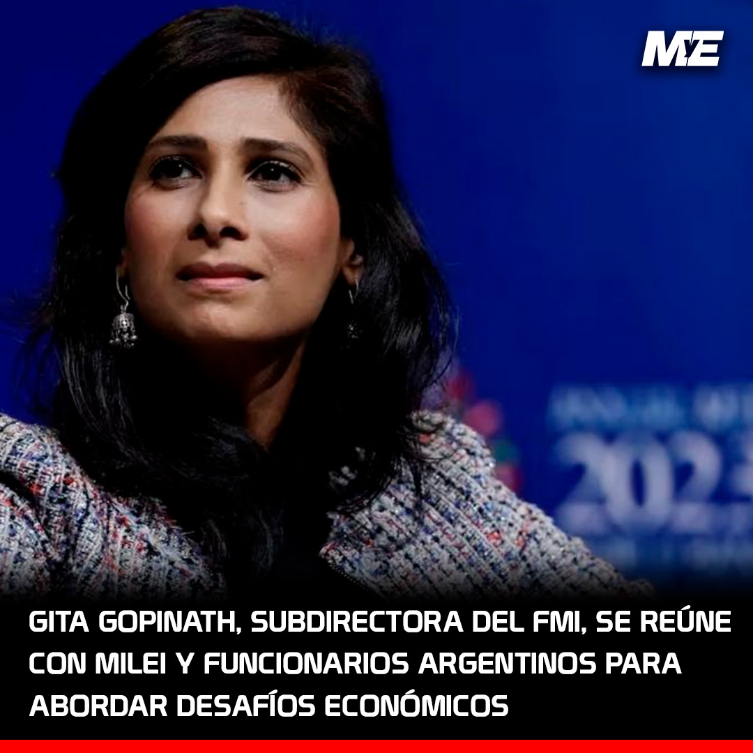 🌐💡🇦🇷Gita Gopinath, subdirectora del FMI, se reúne con Milei y funcionarios argentinos para abordar desafíos económicos

Lee la nota completa 👉🏻 acortar.link/SjyIMf

#Economía #FMI #Argentina #Crecimiento #Desafíos #Milei #GitaGopinath #PolíticaEconómica #MyE