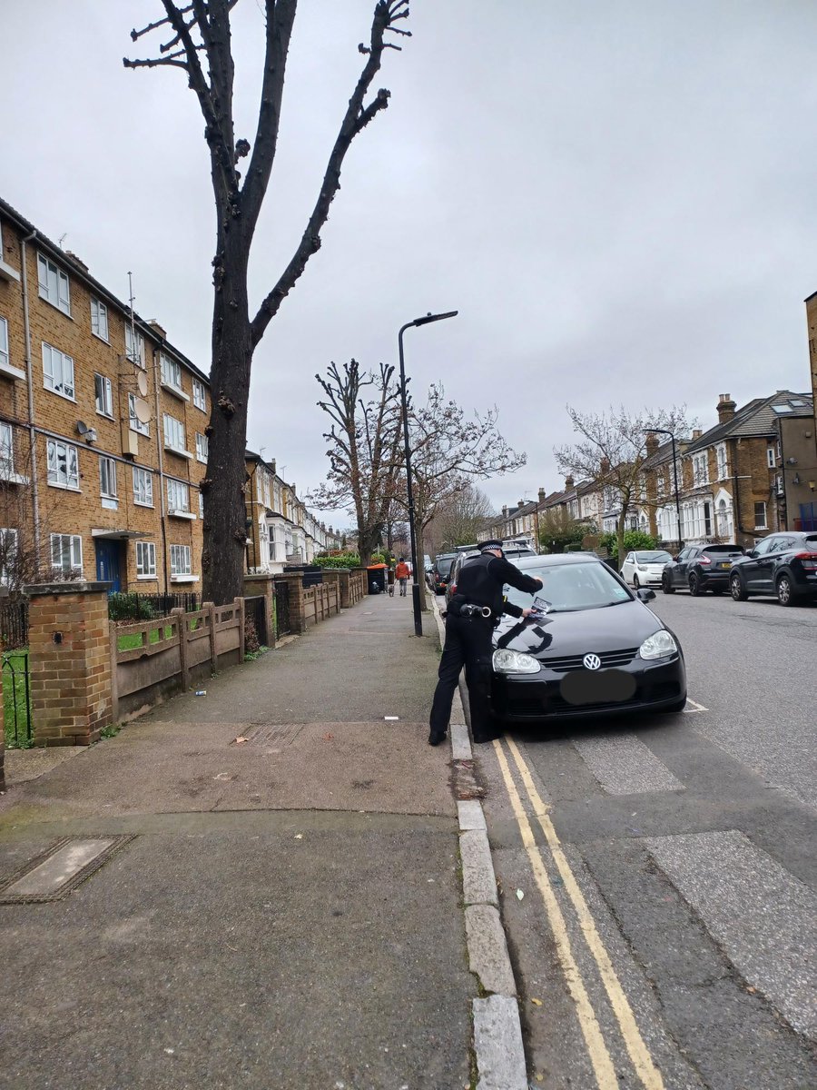Hackney Downs SNT officers have been giving out crime prevention leaflets about theft of and from vehicles, please don't leave any valuables inside the cars . You can secure your car by using a disklok that fits over the steering wheel to stop thieves from driving your car.