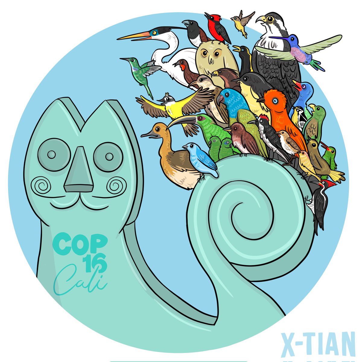 UnCaricaturista's tweet photo. ¡¡🎉🦜COP16🐦🐥 !!
Mi caricatura hoy en @PublimetroCol https://t.co/1lPzOYJSox