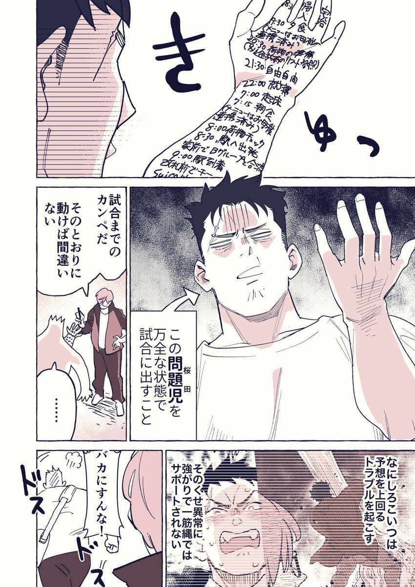 【試合編まとめ】いつも暴走する筋肉バカくんといつもなんでも知っているマネージャーの話(2/8)
