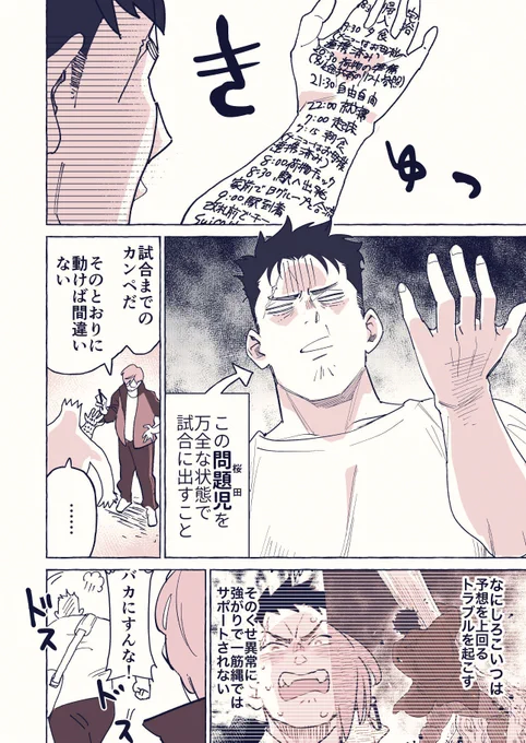 【試合編まとめ】いつも暴走する筋肉バカくんといつもなんでも知っているマネージャーの話(2/8)