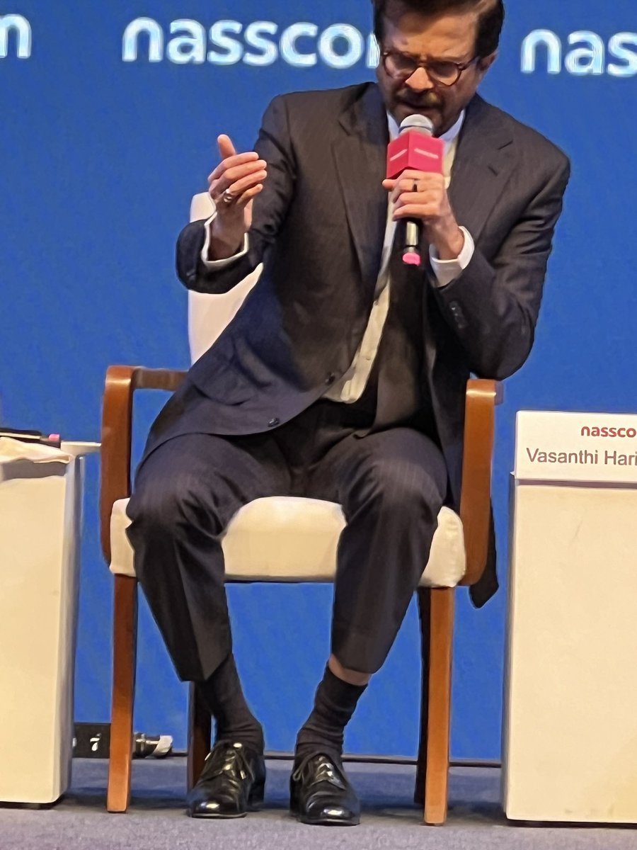 rangu_s's tweet photo. Nice to hear @vasanthihari and @AnilKapoor at the @nasscom Technology Leadership Forum on Staying Relavant. #NTLF #NTLF2024 https://t.co/dLbWegUZAv
