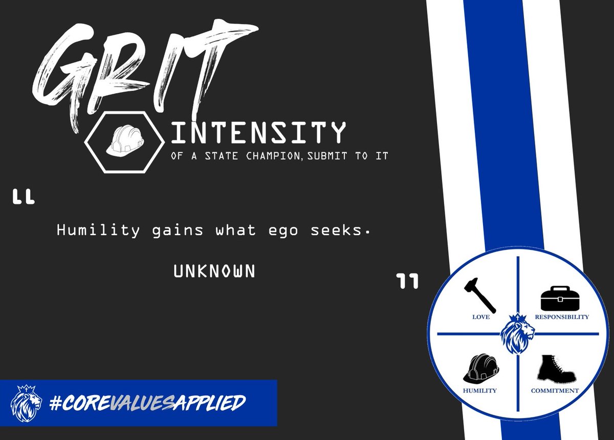 CVCA_Strength's tweet photo. QUOTE OF THE DAY
from Coach Dave Ward
#CoreValuesAPPLIED🥾
#INTENSITYofaStateChampion🪖
#HUMILITY
#GRIT🧰 https://t.co/CsfwB8bRIU