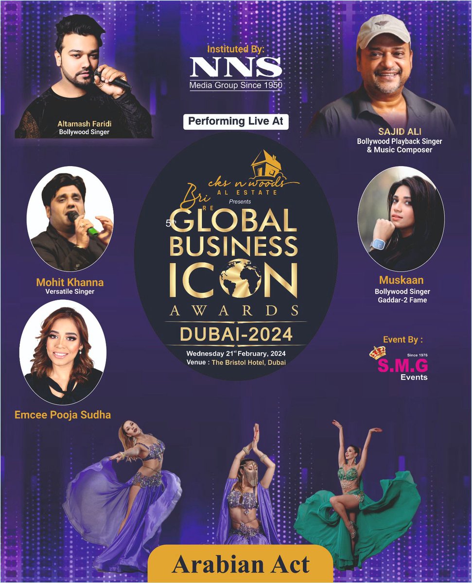 'Harmonizing with Sajid Ali in the heart of Dubai! 🎤✨'
Powered by NNS MEDIA GROUP
GLOBAL BUSINESS ICON AWARDS 2024
EC:- SMG EVENTS MITU MALIK
.
.
@singermohitkhanna
@singermohitkhanna

.
#singermohitkhanna #DubaiConcert #DubaiEntertainment #MusicOnStage #ReelLife #SingerInDubai