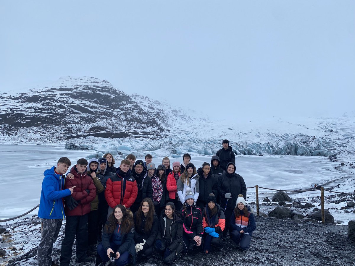 BoswellsHistory's tweet photo. Stop two today was a walk towards the Solheimajokull Glacier @BoswellsGeo @BoswellsSchool https://t.co/4jTt2zVzX4