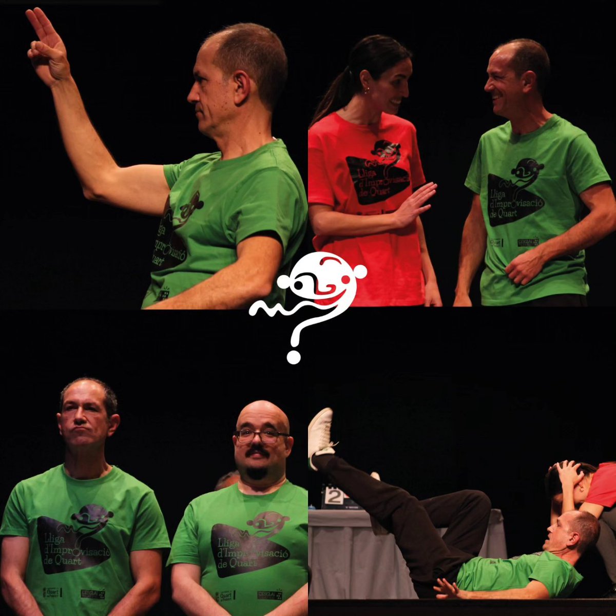 ImproQuart's tweet photo. Ellos son:

- AMÍN KAZEMI de IMPROBETAS 💥🧪

- DAVID LLAGO de IMPRÁCTICOS ❌💡

- IVÁN ARRIBAS de ARTEATRE 🎨🎭

- JORDI ESCORTELL de SÍNDROME DE LA IMPROSTORA 💊⚕️

Ven a El Casino este sábado para conocer quién se lleva el premio del público. 😱 https://t.co/YsIP8zkFoL