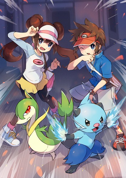 Pokémon Trainers　メイ＆ジャローダ キーホルダー・マスコット(キャラクター) メイ＆ジャローダ