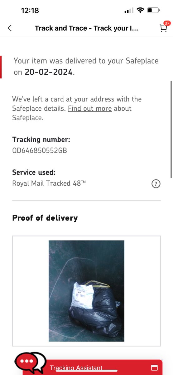 PearlsKitchen1's tweet photo. @RoyalMailHelp why would you deliver an item inside the bin for crying out loud and to make matters worse, I wasnt notified. Now the bin has been thrown out with my package!!!! I want a refund ASAP https://t.co/dKh7mBVHBy