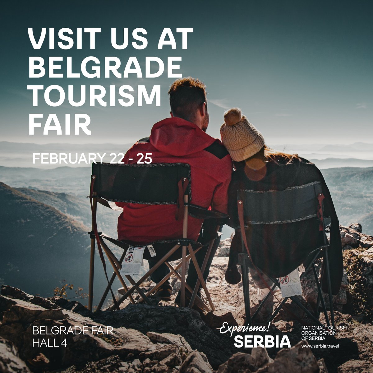 serbiatourism's tweet photo. February is the month of fresh energy, and exactly it fuels the 45th International Tourism Fair! Discover the entire spectrum of Serbia's tourism offer from February 22 to 25 at the halls of the Belgrade Fair.
Experience Serbia at your fingertips!

#experienceSerbia #visitserbia https://t.co/F7BgwShiyh