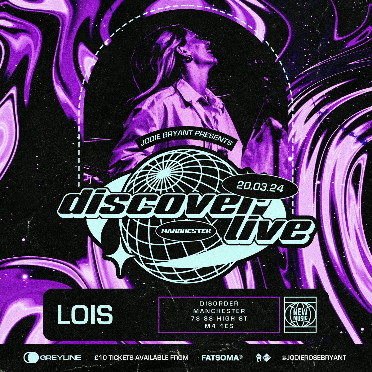 jodierosebryant's tweet photo. Right well this is embarassing I forgot to announce on here that I’m putting on a Discover Live in one of my fave cities ☁️

Manchester we’re coming for ya! 

@itsloismusic @Pippa_Crossland @oleviabrowse &amp; JAXN @DisorderMCR on 20/03 

GET A TICKET: https://t.co/08XvFvYUwB https://t.co/GhCExcQz84