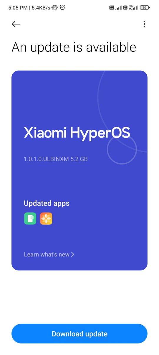 HyperOS-V1.0.1.0.ULBINXM  is being rolled out for Xiaomi 12 Pro in India [Mi Pilot Release]