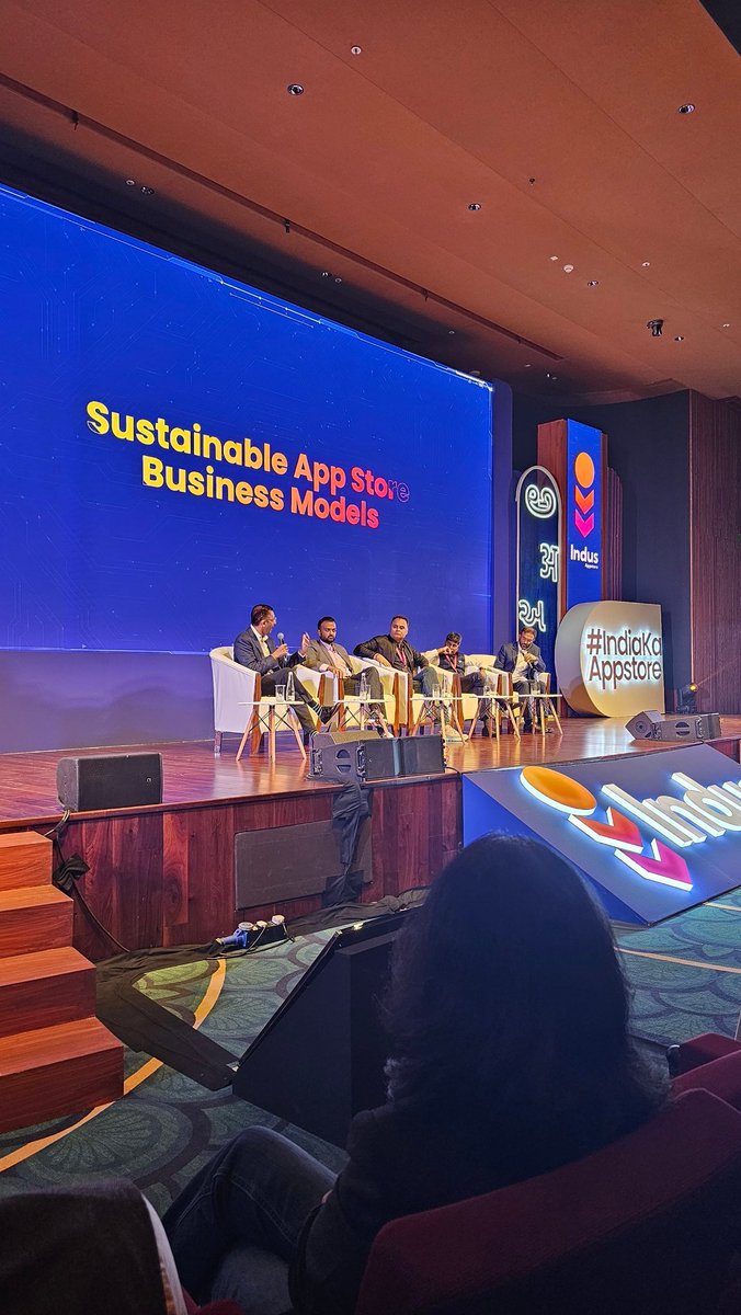 RohitUtmani's tweet photo. "With the launch of Indus Appstore.  Indian Entrepreneurs won't have to depend on International companies to build suitable appstore offerings for Indians. We now have the Entrepreneurs who are from India who understand our needs better - Virendra Gupta, Founder &amp; CEO Dailyhunt https://t.co/yr9icmGeCA