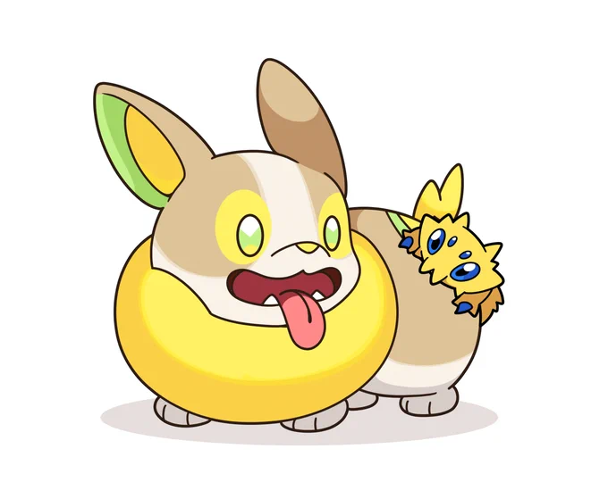 蜘蛛ポケモンに好かれるワンパチ#ポケモン #Pokémon #イラスト #ポケモンSV 