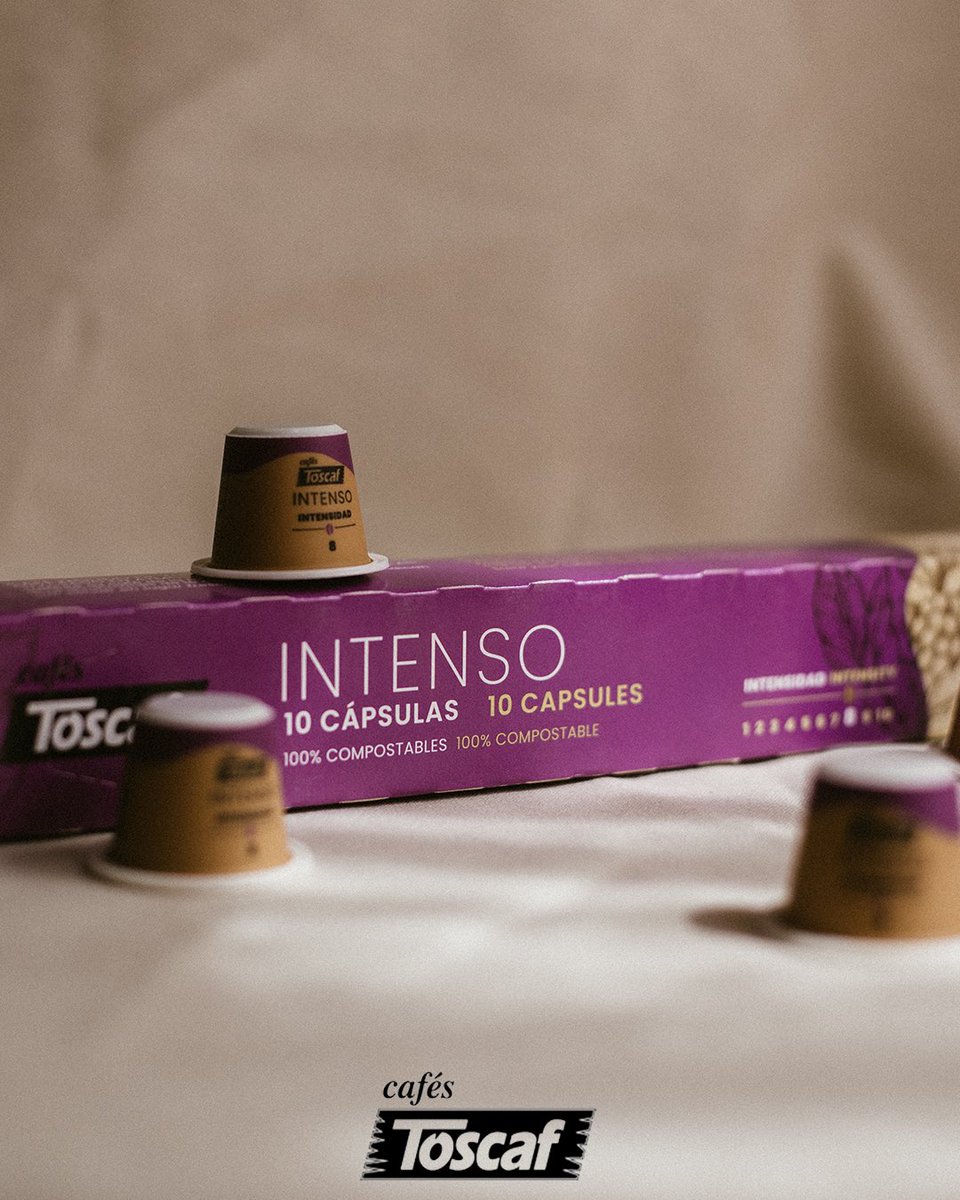 ¿Eres amante del #CaféIntenso? ⚡️

Un acierto seguro para aquellos a los que les gustan las experiencias fuertes 🙌🏼

- Cápsulas compatibles con sistema Nespresso, marca propiedad de terceros. No tienen ningún vínculo con TOSCAF, S.A. -

#CafésToscaf #CoffeeTime #LocosPorElCafé