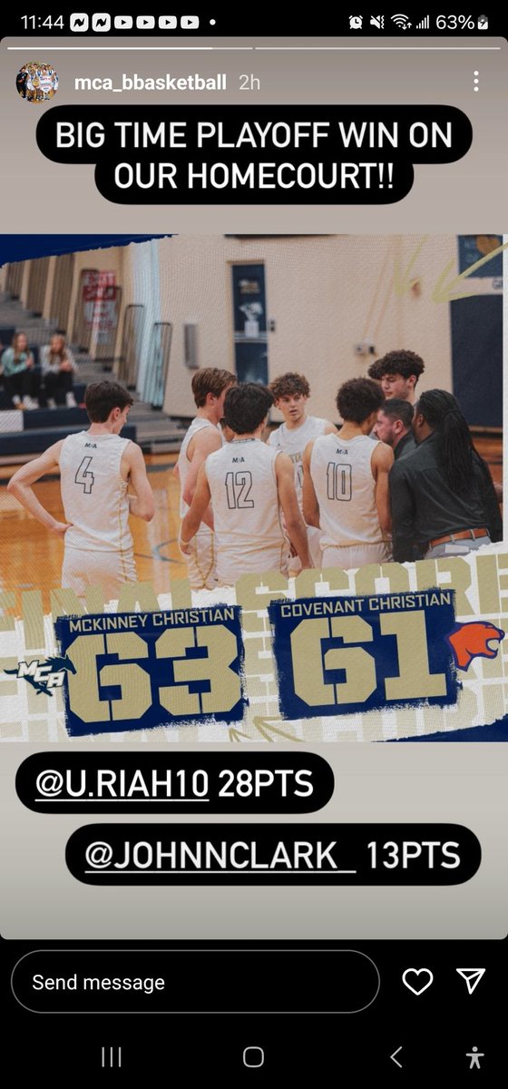 Mustangs and <a href="/ubhoops10/">Uriah J Boutte</a> eeek out the playoff win! <a href="/ubhoops10/">Uriah J Boutte</a> 28pts and <a href="/johnclark/">John Clark</a> 16pts led scoring.  Next game Saturday with details TBA.