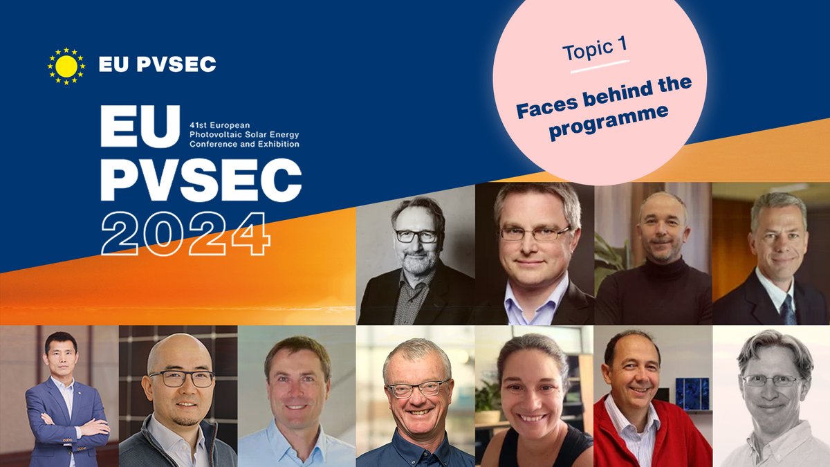 EUPVSEC's tweet photo. Meet the faces behind the programme creation of the #EUPVSEC2024's Topic 1 and its sub-topics! ๐
https://t.co/FmTGxVxgNM
We thank all topic chairs, topic organisers and paper reviewers for your efforts in shaping the #EUPVSECprogramme!
#ScientificCommittee #Topic1 https://t.co/o09ydfSFY8