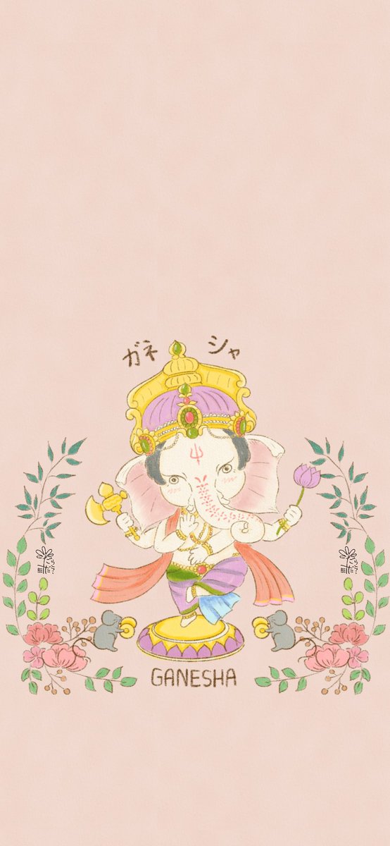 daradaRatto17's tweet photo. เนื่องจากวาดวอลเปเปอร์พระพิฆเนศให้เพื่อนที่สัญญาไว้สักพัก เลยเอามาแจกให้ฟลว.ฟรีค่า มีทั้งแบบโทรศัพท์และเดสก์ทอป ถ้าสนใจสามารถนำไปใช้ได้เลยค่า 

*งดเอาไปทำเป็นเชิงพาณิชย์นะคะ ขอบคุณมากค่า https://t.co/FKPaTE78aw