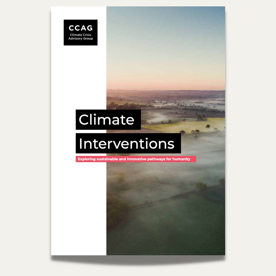 Emissions reductions are no longer enough to ensure a manageable future for humanity ❌ We need urgent climate intervention, including the removal of excess GHGs and repairing parts of climate systems 🌍 Read CCAG's latest report on sustainable and innovative pathways for…