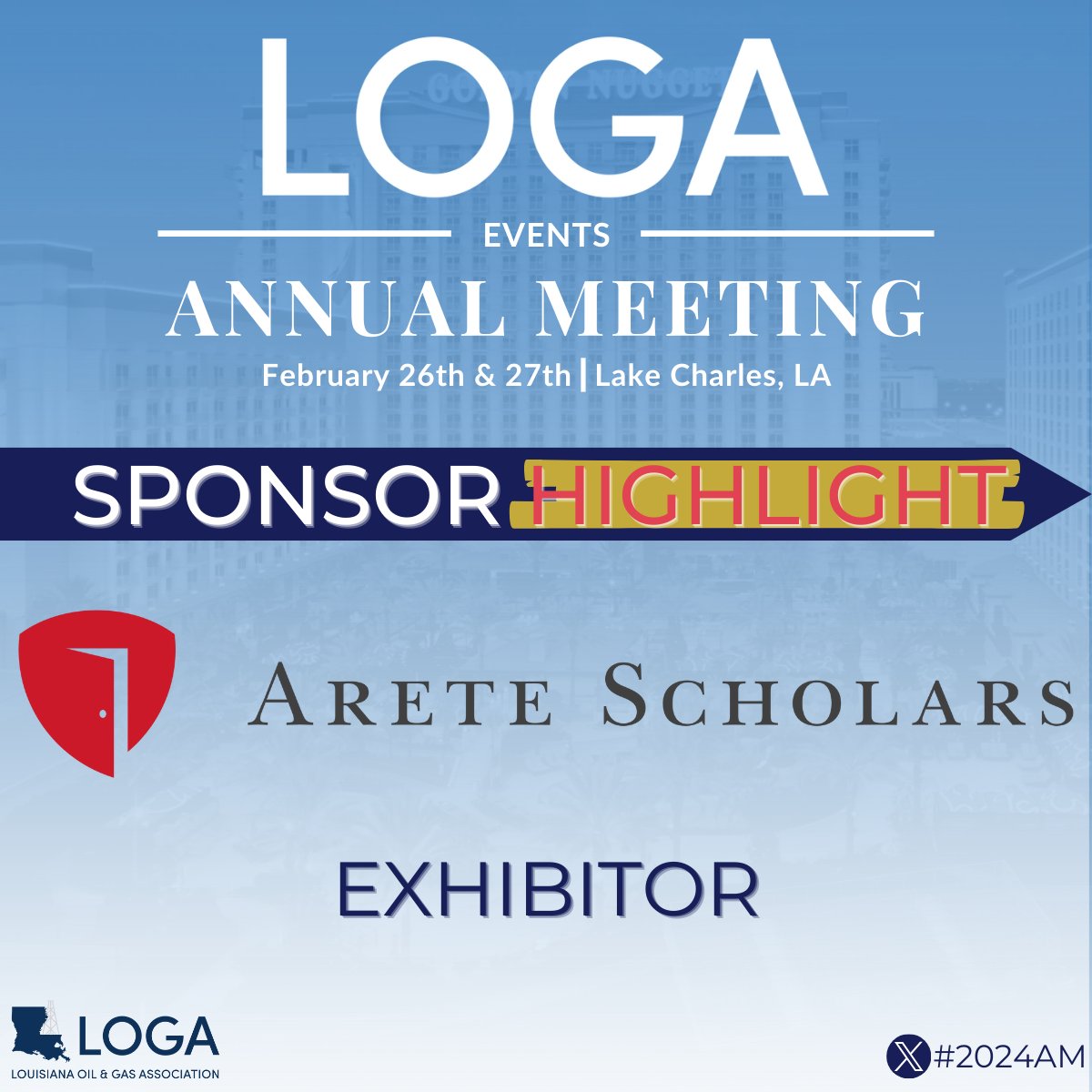 #2024AM 𝙎𝙋𝙊𝙉𝙎𝙊𝙍 𝙃𝙄𝙂𝙃𝙇𝙄𝙂𝙃𝙏

@AreteScholars - 𝗘𝗫𝗛𝗜𝗕𝗜𝗧𝗢𝗥

REGISTER 👉 loga.la/annual-meeting