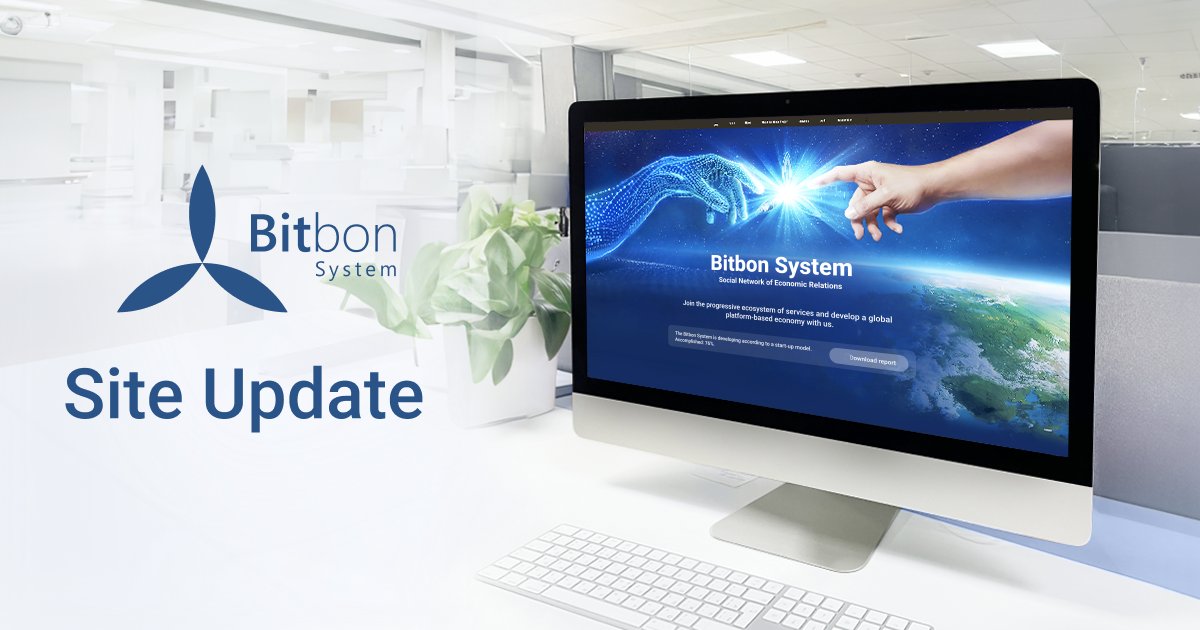 BitbonSystem's tweet image. Dear #Bitbon System Users,

📆 Today, the home page of the #Bitbon_System official information resource has been updated.

You can learn more about this update from the news on the website:
bitbon.space/en/news/update…