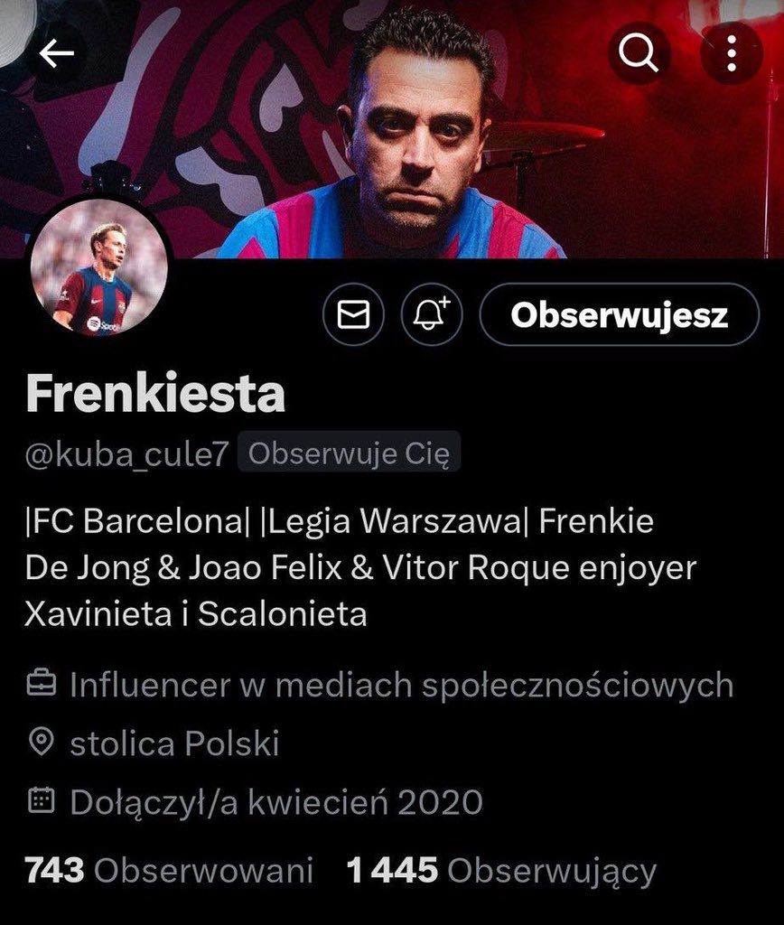 majko77's tweet photo. GONIMY BARCELONIARZA 🇪🇸😈

dzieki wielkie za 300 follow, nie będę mógł spac spokojnie dopóki nie będę wyżej niż ten cwel https://t.co/ffqC4IKRF6