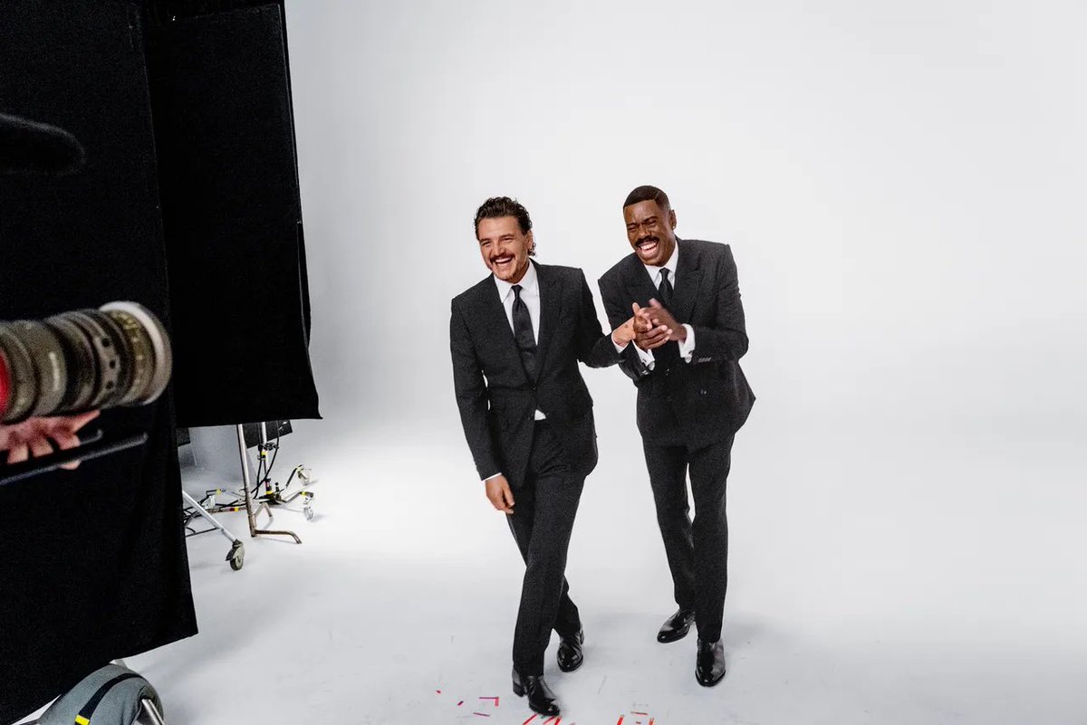 Pedro Pascal and Colman Domingo photographed by Landon Nordeman for Vanity Fair’s Hollywood Issue