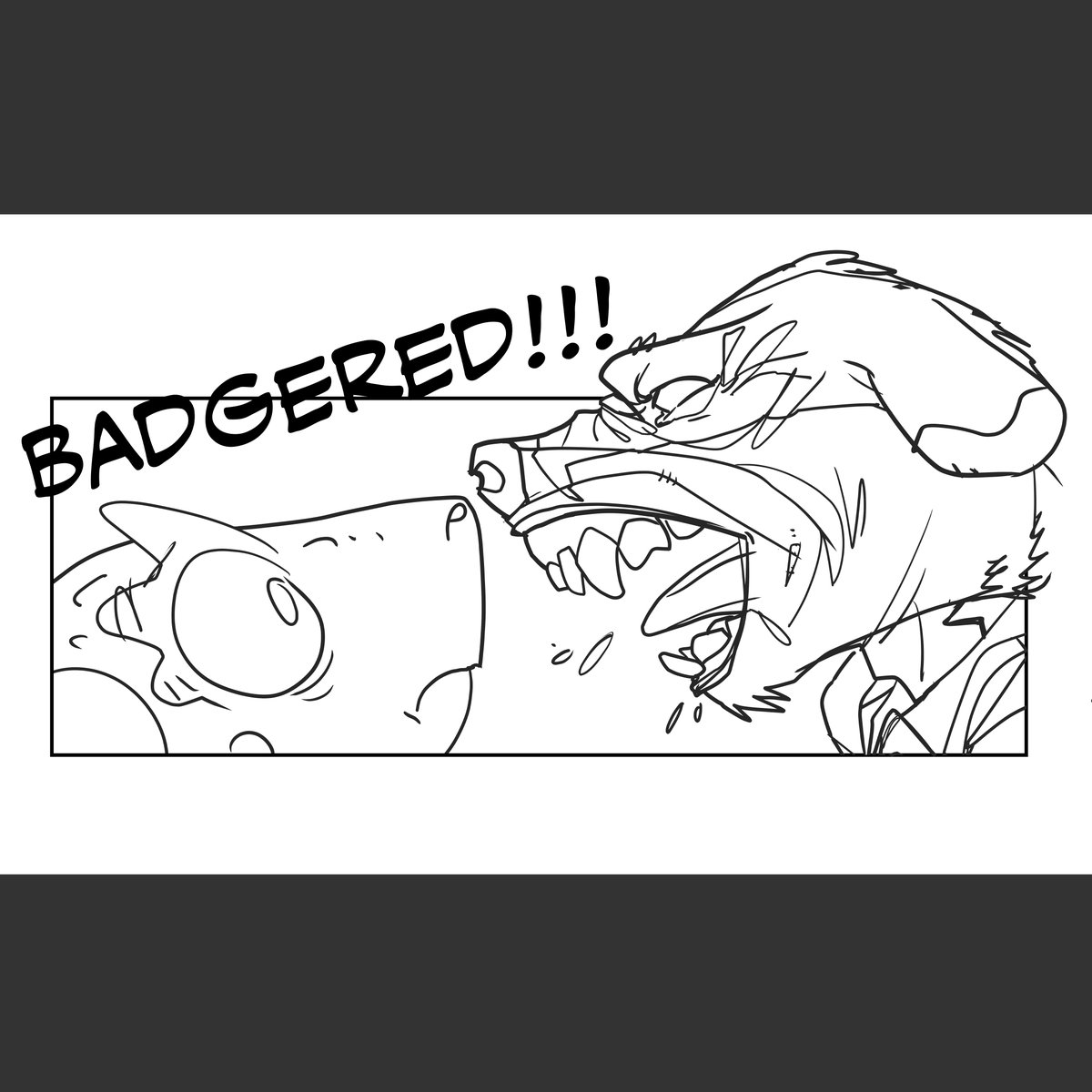 Hay! whatcha workin on hay! hay hay!? whatcha workin on dood ? - ENJOYYYYYYYY!!!!!
#badgered #illustration #comicart #comicbooks #comics #graphicnovel #graphicnovelart #charecters #charecterdesign #narativeart #cintiq #clipstudiopaint #brexitsucks #art #thistimenextyear #badgered