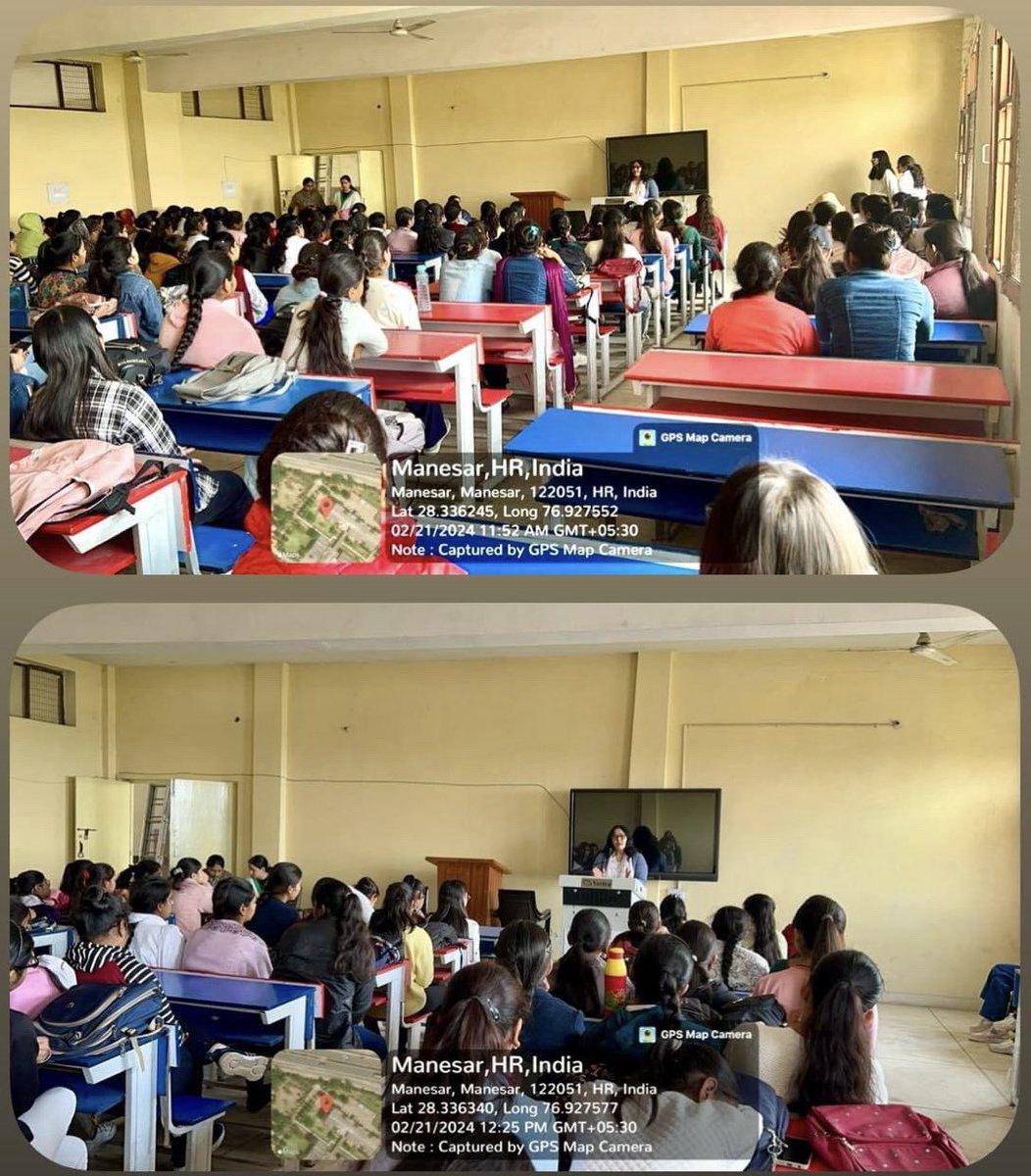 ZC_zenith's tweet photo. Talk on #sustainable menstrual solutions at govt girls college.Young minds were astonished when they learnt that approximately 1 billion sanitary pads are used & thrown pm by 36% of menstruating 🩸 population! #ClothPad & #MenstrualCup r the better solutions. #lifestyle https://t.co/NrgAUIiM9R