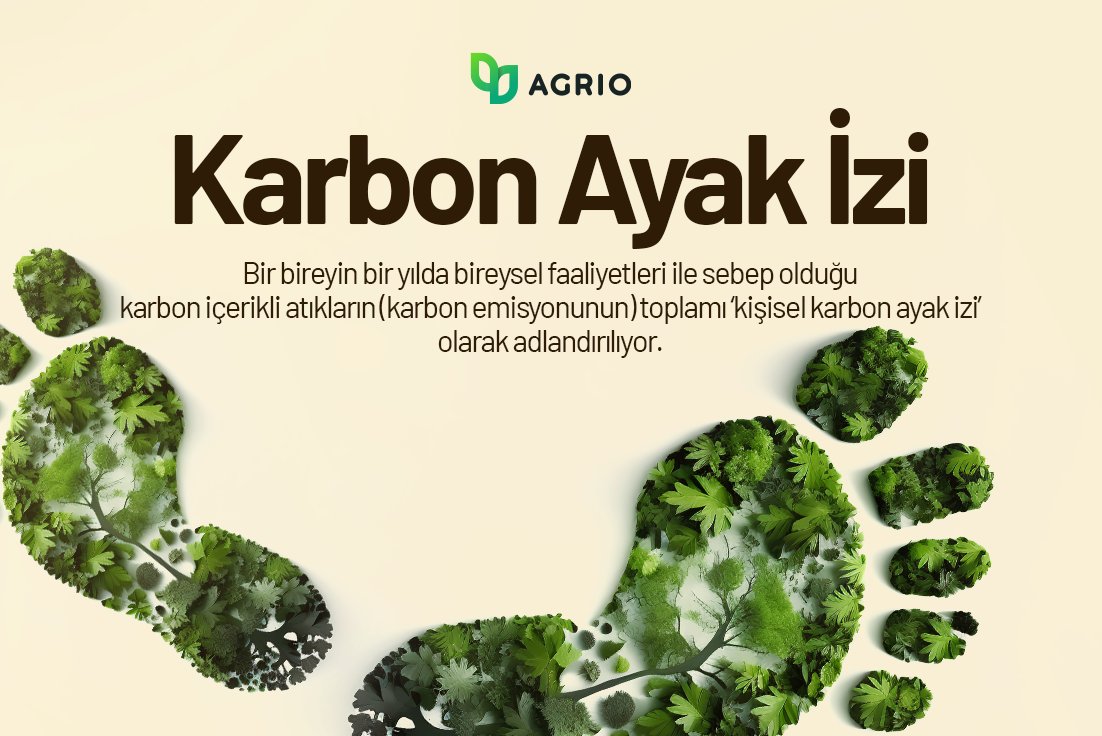 🌾Kişisel karbon ayak izi, bir bireyin bir yılda bireysel faaliyetleri ile sebep olduğu karbon içerikli atıkların (karbon emisyonunun) toplamıdır. Bu emisyonlar, ulaşım, enerji tüketimi, beslenme ve tüketim alışkanlıkları gibi çeşitli faktörlerden kaynaklanabilir.♻️