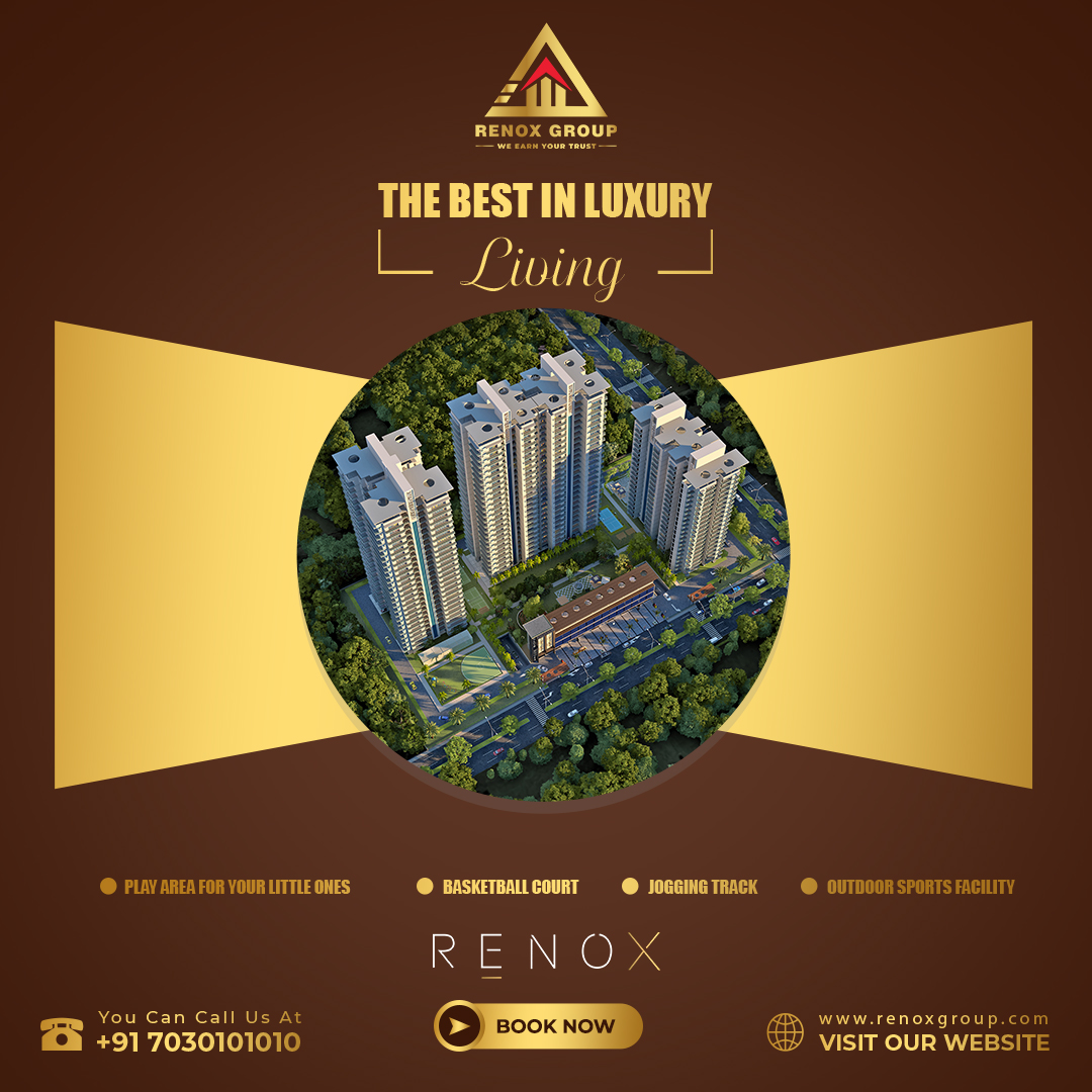 Indulge in Opulence: Embark on a Lavish Journey with Renox Group in Greater Noida!
#Renox #LuxuryLiving #LuxuryLiving #PremiumApartments #2BHKFlatForSale #3BHKFlatsInGreaterNoidaWest #AffordableFlats #ApartmentsInGreaterNoidaWest