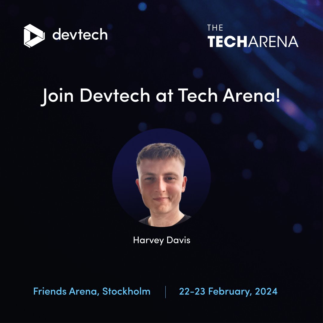 devtechgroup's tweet image. We're eager to share ideas, explore innovative solutions, and connect with like-minded professionals at @Techarenan in Stockholm.
Meet us there to dive into engaging collaborations.🌐
See you at #TechArena2024! ✨
#techarenan #cloudservices #digitalecosystems