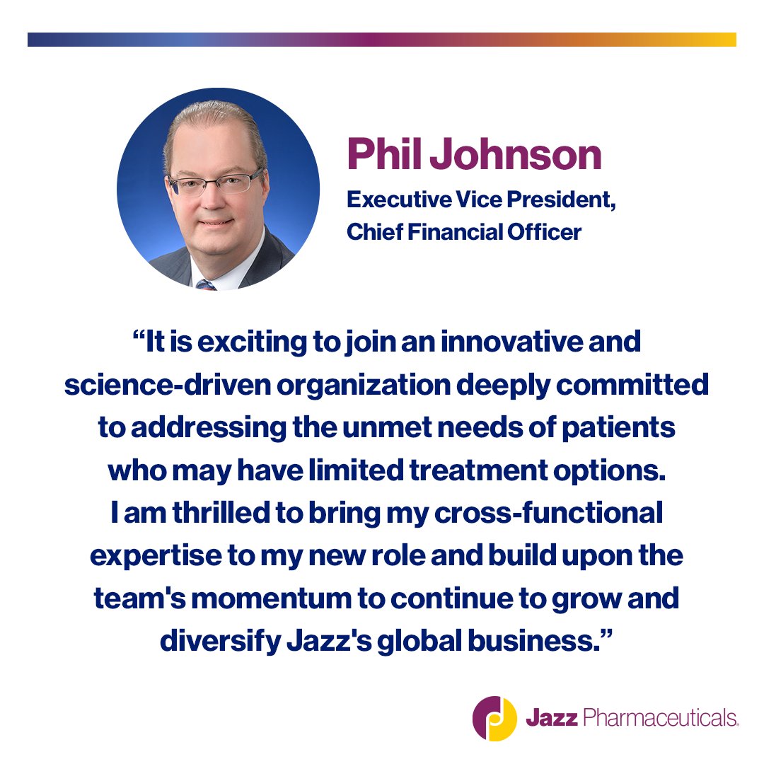 We are pleased to announce the appointment of Phil Johnson as our new EVP & Chief Financial Officer. We look forward to the level of expertise that he will bring to this role, as we continue innovating to transform the lives of patients and their families. bit.ly/3T58RCa