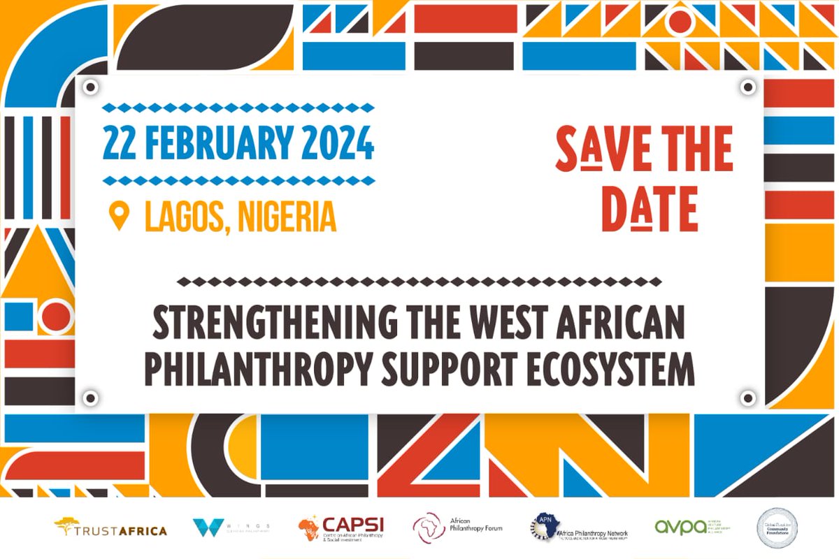 24 hours to go! Join us in Lagos tomorrow as we discuss strengthening the West African philanthropy ecosystem. Let's work together to create a brighter future for the region! #WestAfricanPhilanthropy #ShapingTheFuture #CollectiveImpact #TrustAfrica