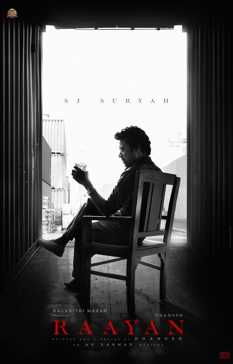 cineulagam's tweet photo. நடிப்பு அசுரன் ❌ நடிப்பு அரக்கன் 🔥
#SJSuryah onboard for #Raayan 🔥
@iam_SJSuryah #Dhanush #RaayanFirstLook #D50 #ARRahman #Cineulagam https://t.co/4gdWFmqSjn