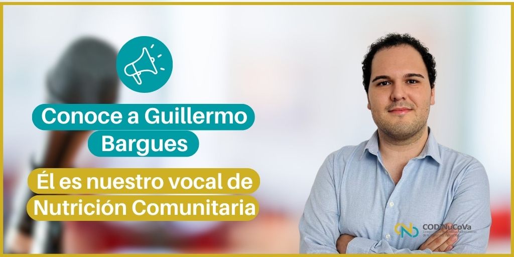 codinucova's tweet photo. ❓¿Conoces a @enfermeroguille, nuestro Vocal de Nutrición Comunitaria?
🗣️ "Estudié el grado de #NHyD porque quería entender mejor cómo nos relacionamos con la comida”.
Si quieres conocerle más a fondo, lee la entrevista completa en 👇👇
https://t.co/HXudrE0YOc https://t.co/Htv1oyp4av