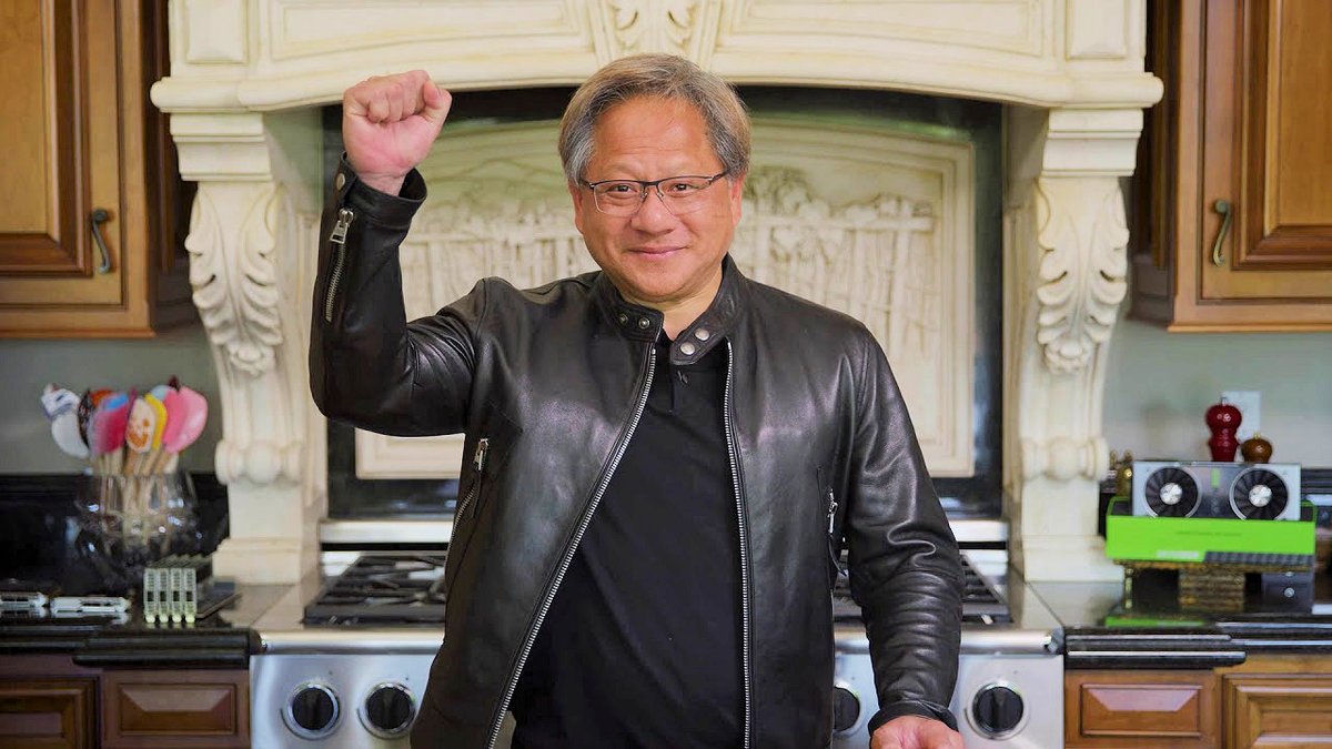 Stocktwits's tweet photo. Good Morning!

Today is the day where the fate of our tech stocks lie in the hands of one man

In Jensen we trust 🙏 https://t.co/aaiMIFNPHx